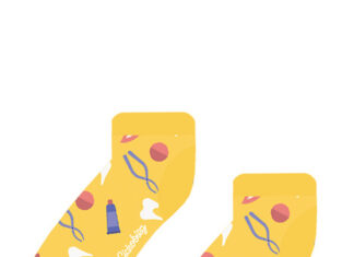 Kolorowe stopki damskie lub męskie do pracy? skarpetki